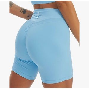 TomTiger Yoga Shorts Tummy Control High Waist Biker Workout Shorts Butt Lifting